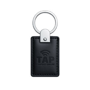 Porte-clé NFC en cuir